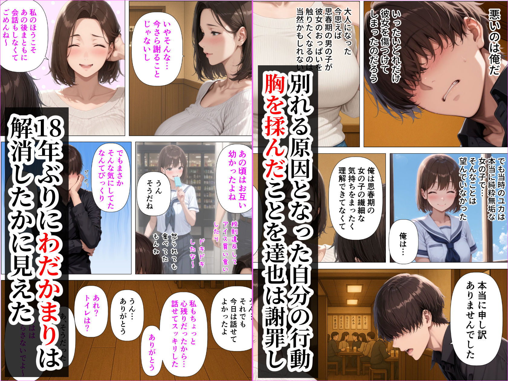 むちむち人妻になった元カノと同窓会で再会した童貞の濃密H 〜今日は私のカラダ好きに使って〜